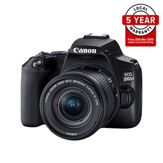 Canon EOS 200D Mark II DSLR with EF-S 18-55mm 1:4-5.6 IS STM lens