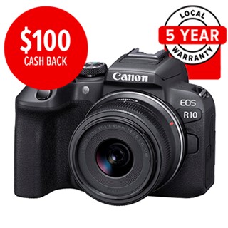 Canon EOS R10 Mirrorless Camera with 18-45mm Kit