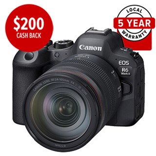 Canon EOS R6 Mark II Mirrorless kit with RF 24-105mm f/4L IS USM
