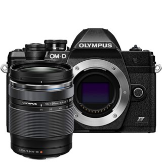 Olympus OM-D E-M10 Mark IV Digital Camera with 14-150mm Lens (Black)
