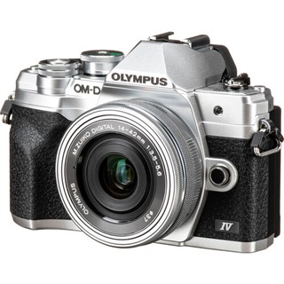 Olympus OM-D E-M10 Mark IV Digital Camera with 14-42mm Lens (Silver)