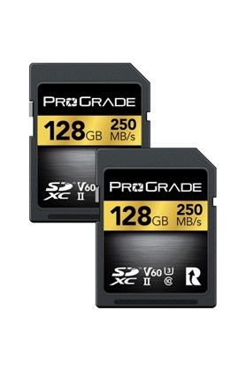 ProGrade Gold SDXC 128GB UHS-II 250MB/s V60 2-Pack