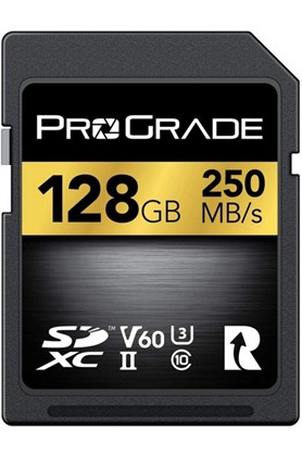 ProGrade Gold SDXC 128GB UHS-II 250MB/s V60