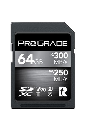 ProGrade Cobalt SDXC 64GB USH-II 250MB/s V90
